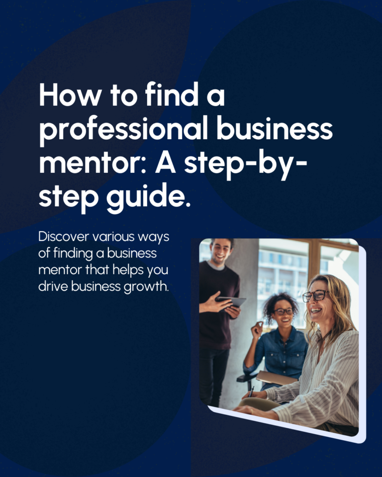 How to find a professional business mentor